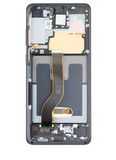 Replacement OLED Assembly With Frame Compatible with Samsung Galaxy S20 Plus 5G (Refurbished) (Cosmic Black)