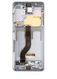 Replacement OLED Assembly With Frame Compatible with Samsung Galaxy S20 Plus 5G (Refurbished) (Cosmic Gray)