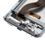 Replacement OLED Assembly With Frame Compatible with Samsung Galaxy S20 Plus 5G (Refurbished) (Cloud Blue)
