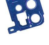 Replacement Back Camera Lens With Cover Bezel Ring Compatible with Samsung Galaxy S20 Plus (Cloud Blue)
