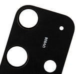Replacement Back Camera Lens With Cover Bezel Ring Compatible with Samsung Galaxy S20 Plus (Cosmic Gray)