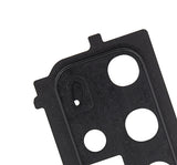 Replacement Back Camera Lens With Cover Bezel Ring Compatible with Samsung Galaxy S20 Plus (Cosmic Black)