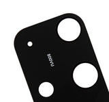 Replacement Back Camera Lens With Cover Bezel Ring Compatible with Samsung Galaxy S20 Plus (Cosmic Black)