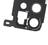 Replacement Back Camera Lens With Cover Bezel Ring Compatible with Samsung Galaxy S20 Plus (Cosmic Black)