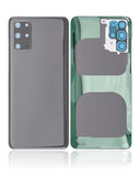 Replacement Back Cover Glass With Camera Lens Compatible with Samsung Galaxy S20 Plus 5G (No Logo) (Aftermarket Plus) (Cosmic Gray)