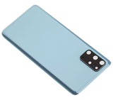 Replacement Back Cover Glass With Camera Lens Compatible with Samsung Galaxy S20 Plus 5G (No Logo) (Aftermarket Plus) (Cloud Blue)