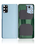 Replacement Back Cover Glass With Camera Lens Compatible with Samsung Galaxy S20 Plus 5G (No Logo) (Aftermarket Plus) (Cloud Blue)