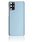 Replacement Back Cover Glass With Camera Lens Compatible with Samsung Galaxy S20 Plus 5G (No Logo) (Aftermarket Plus) (Cloud Blue)