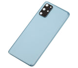 Replacement Back Cover Glass With Camera Lens Compatible with Samsung Galaxy S20 Plus 5G (No Logo) (Aftermarket Plus) (Cloud Blue)