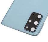 Replacement Back Cover Glass With Camera Lens Compatible with Samsung Galaxy S20 Plus 5G (No Logo) (Aftermarket Plus) (Cloud Blue)