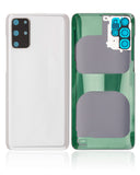 Replacement Back Cover Glass With Camera Lens Compatible with Samsung Galaxy S20 Plus 5G (No Logo) (Aftermarket Plus) (Cloud White)