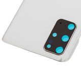 Replacement Back Cover Glass With Camera Lens Compatible with Samsung Galaxy S20 Plus 5G (No Logo) (Aftermarket Plus) (Cloud White)