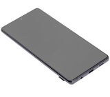 Replacement OLED Assembly With Frame Compatible with Samsung Galaxy A71 5G (A716U / 2020) (Refurbished) (Prism Cube Black)