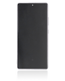 Replacement OLED Assembly With Frame Compatible with Samsung Galaxy A71 5G (A716U / 2020) (Refurbished) (Prism Cube Black)