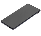 Replacement OLED Assembly With Frame Compatible with Samsung Galaxy A71 5G (A716U / 2020) (Refurbished) (Prism Cube Black)