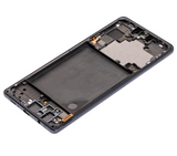Replacement OLED Assembly With Frame Compatible with Samsung Galaxy A71 5G (A716U / 2020) (Refurbished) (Prism Cube Black)