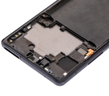 Replacement OLED Assembly With Frame Compatible with Samsung Galaxy A71 5G (A716U / 2020) (Refurbished) (Prism Cube Black)