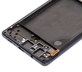Replacement OLED Assembly With Frame Compatible with Samsung Galaxy A71 5G (A716U / 2020) (Refurbished) (Prism Cube Black)