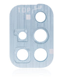 Replacement Back Camera Lens With Cover Bezel Ring Compatible with Samsung Galaxy A71 4G (A715 / 2020) (Prism Crush Blue)