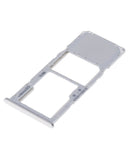 Replacement Single Sim Card Tray Compatible with Samsung Galaxy A71 (A715 / 2020) (Prism Crush Silver)
