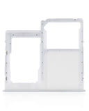 Replacement Single Sim Card Tray Compatible with Samsung Galaxy A41 (A415 / 2020) (Prism Crush Silver)