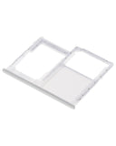 Replacement Single Sim Card Tray Compatible with Samsung Galaxy A41 (A415 / 2020) (Prism Crush Silver)