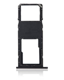 Replacement Single Sim Card Tray Compatible with Samsung Galaxy A01 (A015 / 2020) (Black)
