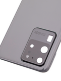 Replacement Back Cover Glass With Camera Lens Compatible with Samsung Galaxy S20 Ultra 5G (No Logo) (Aftermarket Plus) (Cosmic Gray)