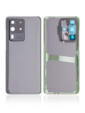 Replacement Back Cover Glass With Camera Lens Compatible with Samsung Galaxy S20 Ultra 5G (No Logo) (Aftermarket Plus) (Cosmic Gray)