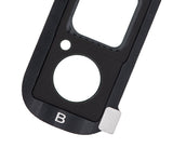 Replacement Back Camera Lens With Cover Bezel Ring Compatible with Samsung Galaxy Fold 4G / 5G (Cosmos Black)