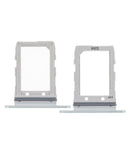 Replacement Sim Card Tray Compatible with Samsung Galaxy Fold 4G / 5G (Space Silver)
