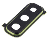 Replacement Back Camera Lens With Cover Bezel Ring Compatible with Samsung Galaxy Fold 4G (F900) / Fold 5G (F907) (Martian Green)