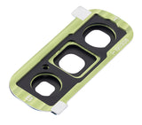Replacement Back Camera Lens With Cover Bezel Ring Compatible with Samsung Galaxy Fold 4G (F900) / Fold 5G (F907) (Martian Green)