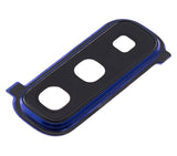 Replacement Back Camera Lens With Cover Bezel Ring Compatible with Samsung Galaxy Fold 4G (F900) / Fold 5G (F907) (Astro Blue)