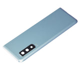 Replacement Back Cover Glass With Camera Lens Compatible with Samsung Galaxy Fold 4G (F900) (Premium) (Space Silver)