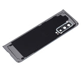 Replacement Back Cover Glass With Camera Lens Compatible with Samsung Galaxy Fold 4G (F900) (Premium) (Space Silver)