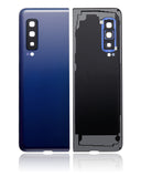 Replacement Back Cover Glass With Camera Lens Compatible with Samsung Galaxy Fold 4G (F900) (Premium) (Astro Blue)