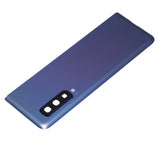 Replacement Back Cover Glass With Camera Lens Compatible with Samsung Galaxy Fold 4G (F900) (Premium) (Astro Blue)