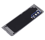 Replacement Back Cover Glass With Camera Lens Compatible with Samsung Galaxy Fold 4G (F900) (Premium) (Astro Blue)