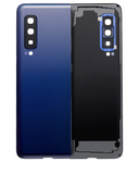 Replacement Back Cover Glass With Camera Lens Compatible with Samsung Galaxy Fold 4G (F900) (Premium) (Astro Blue)