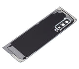 Replacement Back Cover Glass With Camera Lens Compatible with Samsung Galaxy Fold 4G (F900) (Aftermarket Plus) (Space Silver)