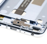 Replacement LCD Assembly With Fame Compatible with LG Q70 (Refurbished) (Mirror Blue)