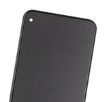 Replacement LCD Assembly With Frame Compatible with LG Q70 (Refurbished) (Mirror Silver)