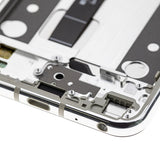 Replacement LCD Assembly With Frame Compatible with LG Q70 (Refurbished) (Mirror Silver)
