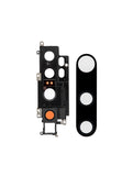 Replacement Back Camera Lens With Bracket Compatible with Xiaomi Note 10 (Black)