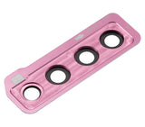 Replacement Back Camera Lens With Bracket Compatible with Samsung Galaxy A9 (A920 / 2018) (Bubblegum Pink)