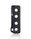 Replacement Back Camera Lens With Bracket Compatible with Samsung Galaxy A9 (A920 / 2018) (Caviar Black)