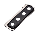 Replacement Back Camera Lens With Bracket Compatible with Samsung Galaxy A9 (A920 / 2018) (Caviar Black)