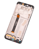 Replacement LCD Assembly With Frame Compatible with LG K50s (Refurbished) (Black)