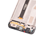 Replacement LCD Assembly With Frame Compatible with LG K50s (Refurbished) (Black)